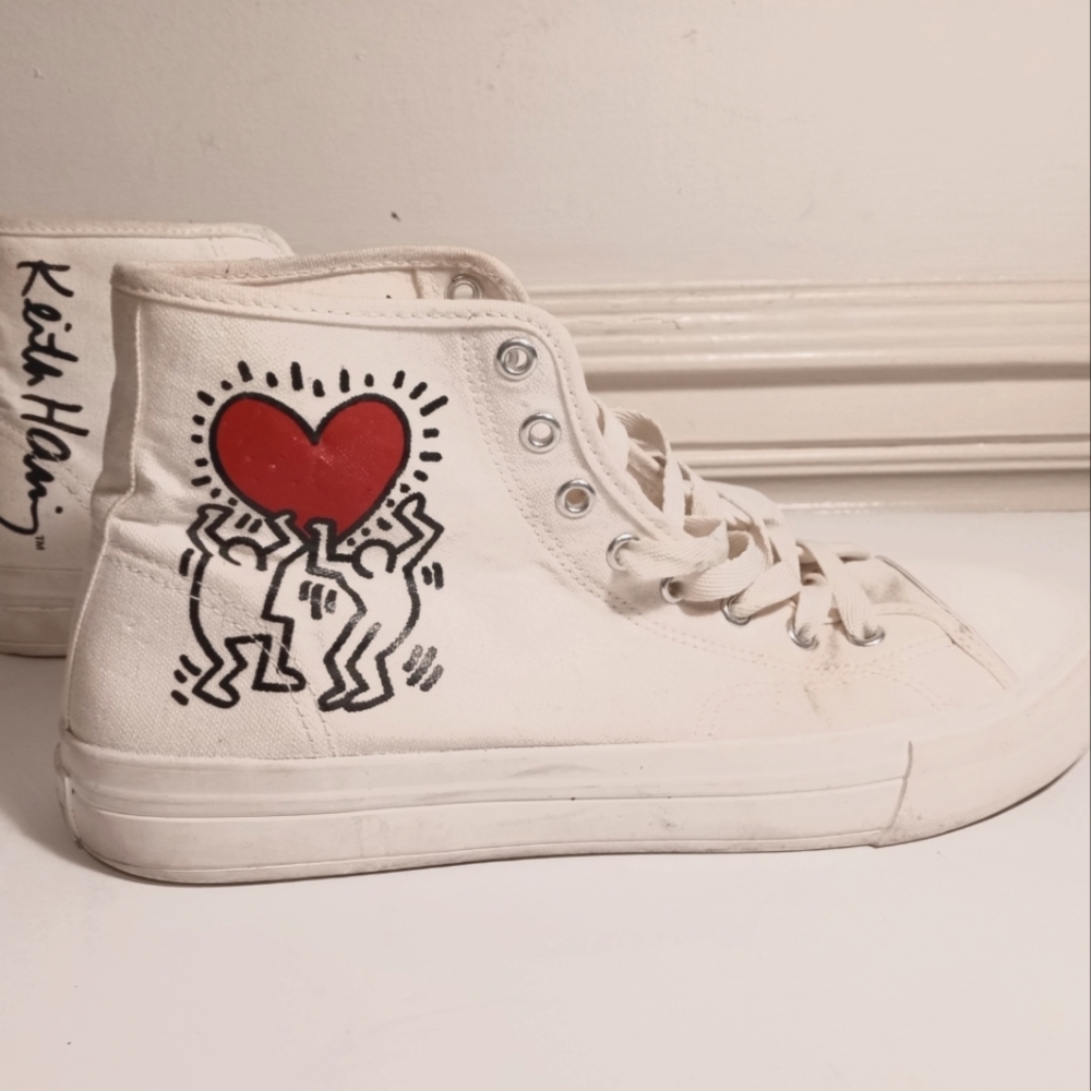 H&M Keith Hering Hi Top trainers 9